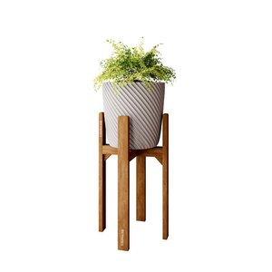 Suporte para Vaso de Plantas 55cm em Madeira