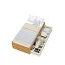 Ver imagem 4 de Cama de Solteiro com 2 Gavetas MDF Aurora Yescasa Marrom/Carvalho Hanover