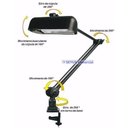 Ver imagem 4 de Luminária Articulada com Garra 387 Preta Ilutec Preto