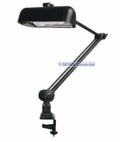 Luminária Articulada com Garra 387 Preta Ilutec Preto - 2