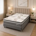 Ver imagem 5 de Colchão Queen Sr Life Vellus Ii Espuma D28 158x198x27cm Cinza