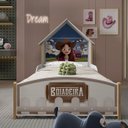 Ver imagem 4 de Cama Infantil Boiadeira Branca Proteção Lateral Gelius