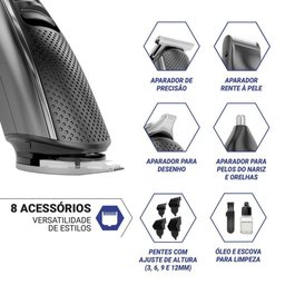 Aparador de Pelos 8 Acessórios Philco bivolt Pape01 - 4