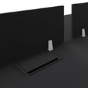 Ver imagem 5 de Mesa de Trabalho 360 cm X 120 cm Plataforma 6 Pessoas Pés Metal com Divisórias e Caixas de Tomadas