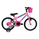 Ver imagem 1 de Bicicleta Athor Aro 16 Baby Girl com Cestinha