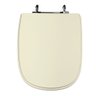 Assento Sanitário Poliéster para Louça Ibiza (incepa) Aço (reb. Oculto) Biscuit - 1