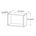 Ver imagem 3 de Nicho Organizador Infantil para Brinquedos Multiuso NI3030 30x30cm Preto - Art In Móveis