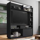 Ver imagem 2 de Estante Home Divisor de Ambientes Versus para TV até 50” Preto Velluto - PR Móveis