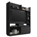 Ver imagem 1 de Estante Home Divisor de Ambientes Versus para TV até 50” Preto Velluto - PR Móveis