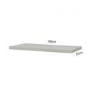 Ver imagem 2 de Prateleira Suspensa Mdf Sala de Estar 90cm Off White Tb222