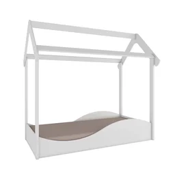 Mini Cama Infantil Montessori Casinha em MDF Uli - 2 Mini Cama Infantil Montessori Casinha em MDF Uli - 2