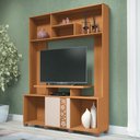 Ver imagem 1 de Estante para Tv 47 Pol 136cm Milla Off White/cinamomo - Hb Móveis