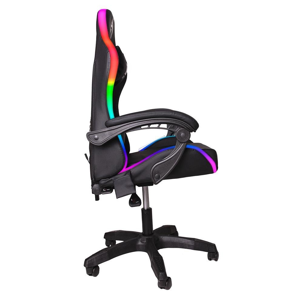 Cadeira Gamer Fox Racer Nordic Rgb Encosto Ajustavel Preto até 120kg - 3