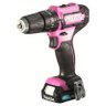 Parafusadeira Furadeira Impacto 12v Rosa 10mm sem Fio 2 Baterias Carregador Maleta Hp333dwyep Makita - 2