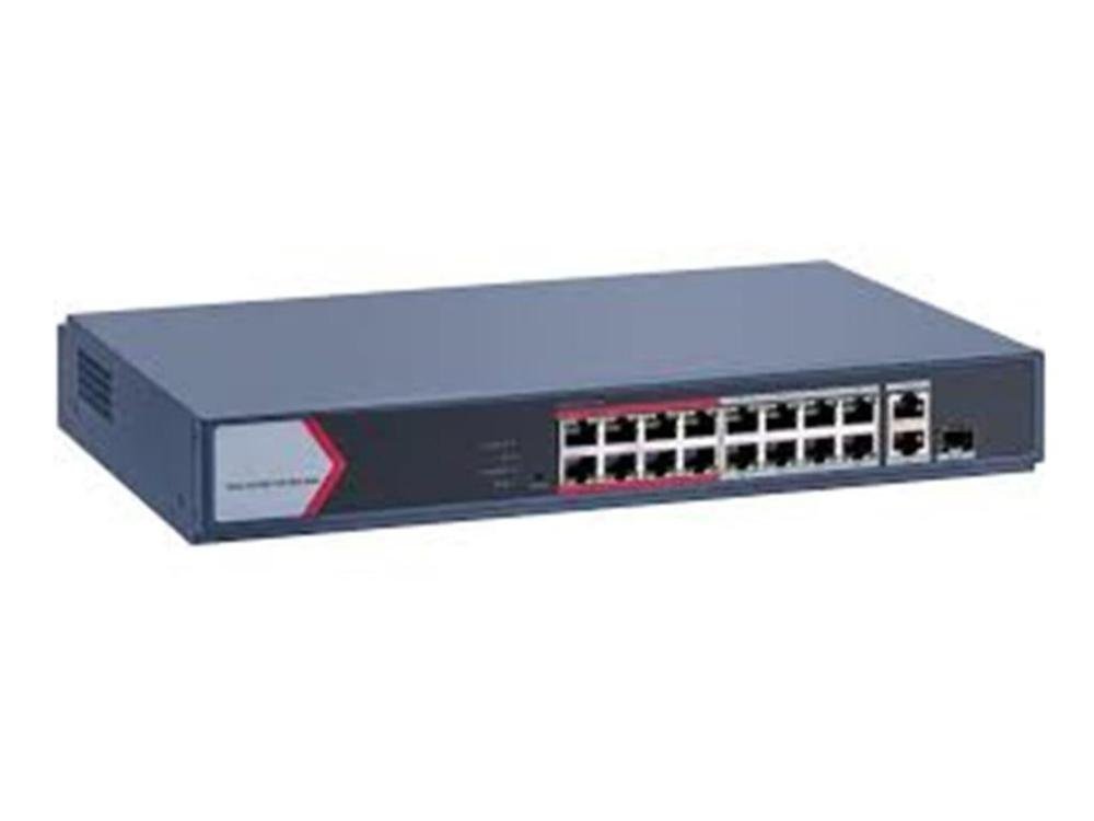 Switch Hikvision Metalico Ds-3e1318p-ei/m 16 Portas Poe Fast Ethernet