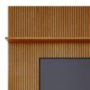 Ver imagem 3 de Rack Bancada com Painel Luna Cumaru/opala para Tv até 75” - Madetec