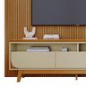 Rack Bancada com Painel Luna Cumaru/opala para Tv até 75” - Madetec - 4