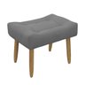 Puff Decorativo Quarto e Sala de Estar Suede Light Herrero:Cinza - 3