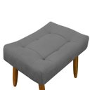Ver imagem 4 de Puff Decorativo Quarto e Sala de Estar Suede Light Herrero:Cinza
