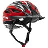 Capacete ciclismo GTS MTB FJI-42 com Led Traseiro - G - Preto / Vermelho - 1