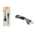 Ver imagem 1 de Cabo para Iphone 1 Metro Usb 3.0 Lightning 2.4a Preto Shinka