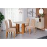 Mesa para Sala de Jantar Flora 94 X 94 Cm Cimol Nature/off White - 2