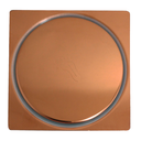 Ver mais imagens de Ralo Click Quadrado 15x15cm Rose