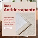 Ver imagem 6 de Tapete Passadeira Cozinha Chevron 0,65 X 1,50 Cru Antiderrapante Rústico Minimalista