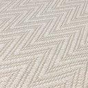 Ver imagem 7 de Tapete Passadeira Cozinha Chevron 0,65 X 1,50 Cru Antiderrapante Rústico Minimalista