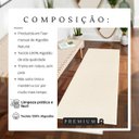 Ver imagem 5 de Tapete Passadeira Cozinha Chevron 0,65 X 1,50 Cru Antiderrapante Rústico Minimalista