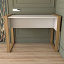 Ver imagem 4 de Mesa para Escritório Design Freijó/branco Acetinado - Panorama Móveis