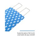 Ver imagem 3 de Tábua de Passar Roupa Madeira e Aço com Suporte para Ferro 3001 Estampas Sortidas Mdf