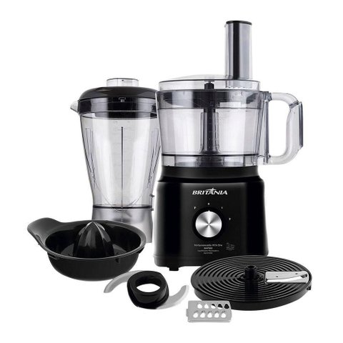Multiprocessador de Alimentos Britânia All In One Bmp900p Preto 220v