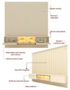 Ver imagem 4 de Conjunto Painel Home Modulo Suspenso de Parede TV 85 P Nanda Cor:Off White