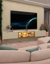 Ver imagem 1 de Conjunto Painel Home Modulo Suspenso de Parede TV 85 P Nanda Cor:Off White