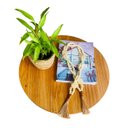 Ver imagem 2 de Colar Decorativo de Mesa Roberta Bege