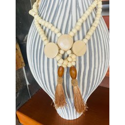 Colar Decorativo de Mesa Roberta Tereza Arts Mocassim - 6