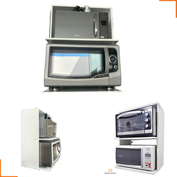 Nicho Suporte de Parede para Microondas e Forno Madeira Mdf - 2