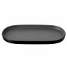 Prato Oval Dual Color Cinza 23 Cm Melamina 100% Profissional - 2