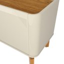 Ver imagem 3 de Rack com 180cm Cantos Arredondados 4 Portas para Tv 75 Flip 1.8 Patrimar Off White/cumaru