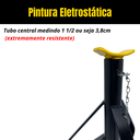 Ver imagem 3 de 2 Cavaletes para Apoio Carro 2t Tipo Preguiça Manutenção Veículo Aço Resistente