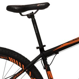 Bicicleta Colli Atalanta em Alumínio Freio a Disco Cambio Shimano Preta/Laranja Aro 29 21V 36 Raias  - 3