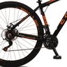 Bicicleta Colli Atalanta em Alumínio Freio a Disco Cambio Shimano Preta/Laranja Aro 29 21V 36 Raias  - 2