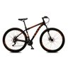 Bicicleta Colli Atalanta em Alumínio Freio a Disco Cambio Shimano Preta/Laranja Aro 29 21V 36 Raias  - 1
