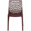 Ver imagem 2 de Cadeira Gruvyer Design Cozinha Sala de Estar Jantar Marrom