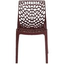 Ver imagem 2 de Cadeira Gruvyer Design Cozinha Sala de Estar Jantar Marrom