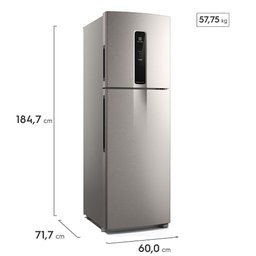 Geladeira Electrolux Frost Free Inverter 410 Litros Duplex Inox Look - If46s - 5