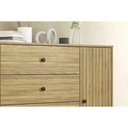 Ver imagem 7 de Cômoda de Quarto Mb 1059 C- 1 Porta e 4 Gavetas 100cm Mel-off White - Movelbento