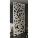 Ver imagem 2 de Painel Vazado Divisória Mdf Waimea Branco - 0,90x2,60m