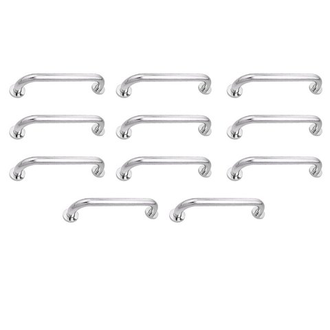 Barra de Apoio 50cm Inox Segurança Kit 11 Unidades Banheiro Acessibilidade Deficiente Idoso Cadeiran